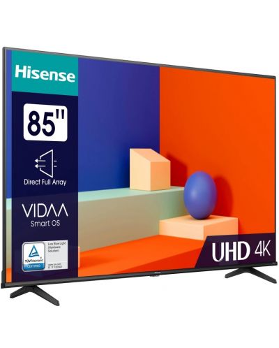 Смарт телевизор Hisense - 85A6K, 85'', DLED, 4K, черен - 2