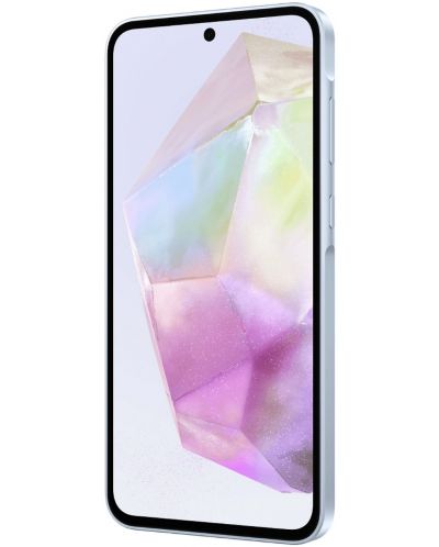 Смартфон Samsung Galaxy A35 5G, 8GB/256GB, син + Смарт гривна Galaxy Fit3, сива - 5