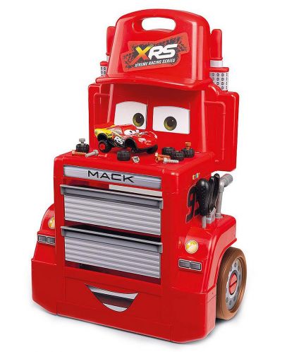 Детска играчка Smoby Cars XRS - Сервиз на колела - 2