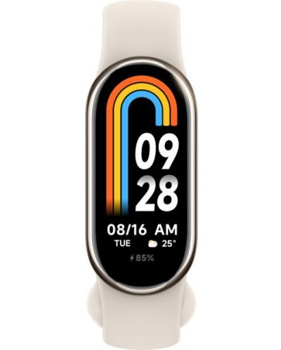 Смарт гривна Xiaomi - Mi Band 8, 48mm, 1.62'', Champagne gold - 1