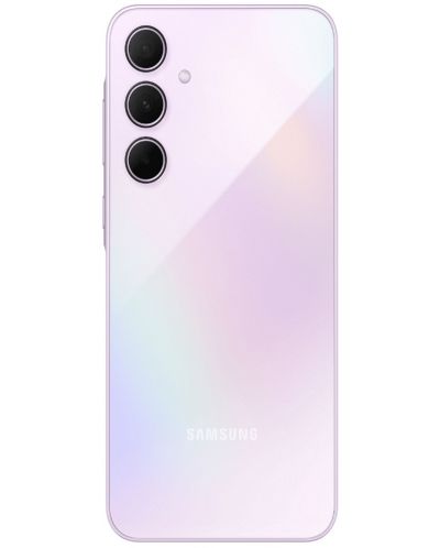 Смартфон Samsung Galaxy A35 5G, 6GB/128GB, лилав + Смарт гривна Galaxy Fit3, сива - 3