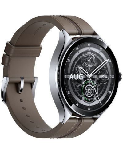 Смарт часовник Xiaomi - Watch 2 Pro Bluetooth, 1.43'', сребрист/кафяв - 4
