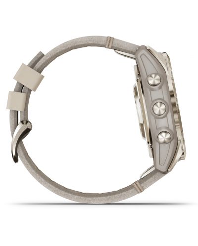Смарт часовник Garmin - fēnix 7S Pro Sapphire Solar, 42mm, 1.2'', Leather - 8