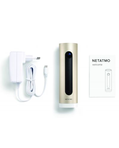 Смарт домашна камера Netatmo - FHD, златиста - 5