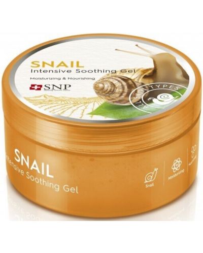 SNP Гел за лице и тяло Snail, 300 ml - 1