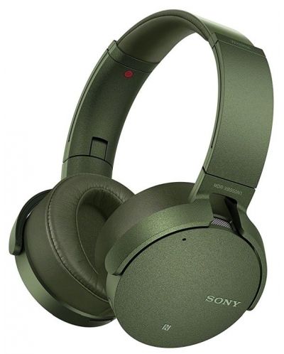 Слушалки Sony MDR-XB950N1 Extra Bass - зелени - 1