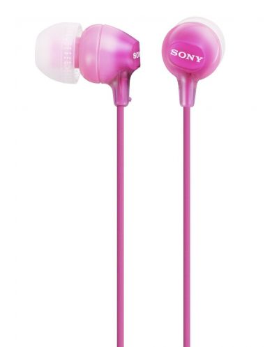 Слушалки Sony MDR-EX15AP - розови - 3