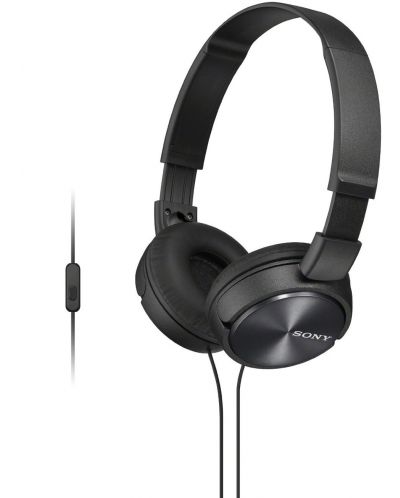 Слушалки с микрофон Sony MDR-ZX310AP - черни - 1