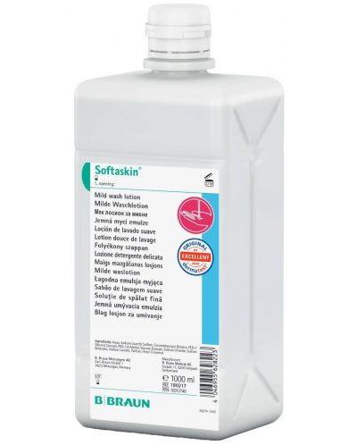 Softaskin Измиващ лосион за чувствителна кожа, 1000 ml, B. Braun - 1