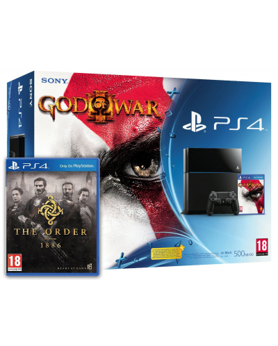 PlayStation 4 &amp; God of War III Remastered Bundle + The Order: 1886