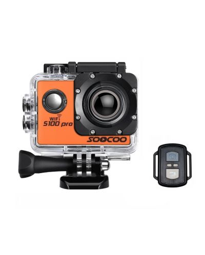 Спортна видеокамера SOOCOO - S100 Pro, 4K, Wifi Gyro GPS, Оранжева - 2