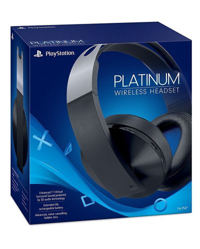 PlayStation 4 Platinum Wireless Headset - 1