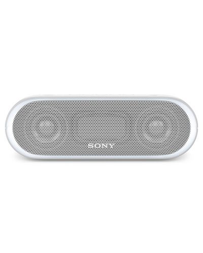Мини колонка Sony SRS-XB20 - бяла - 1