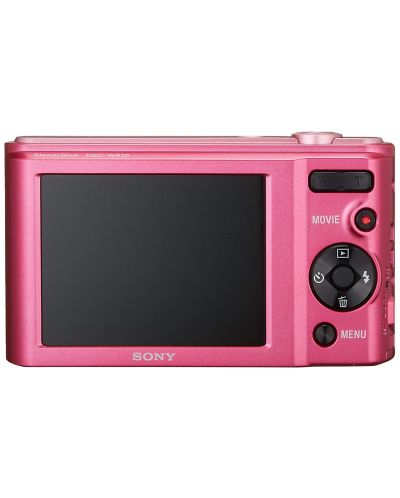 Фотоапарат Sony Cyber Shot DSC-W810 pink + Transcend 8GB micro SDHC UHS-I Premium (with adapter, Class 10) - 3