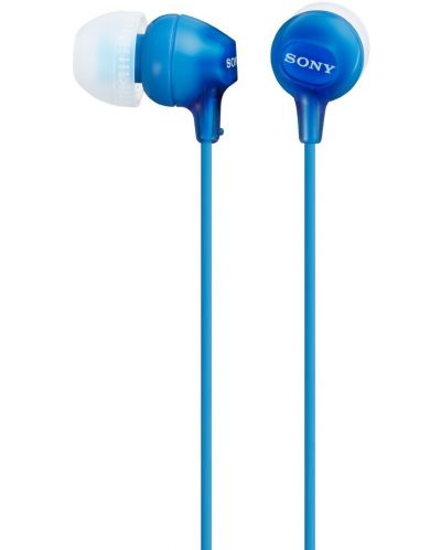 Слушалки Sony MDR-EX15LP - сини - 1