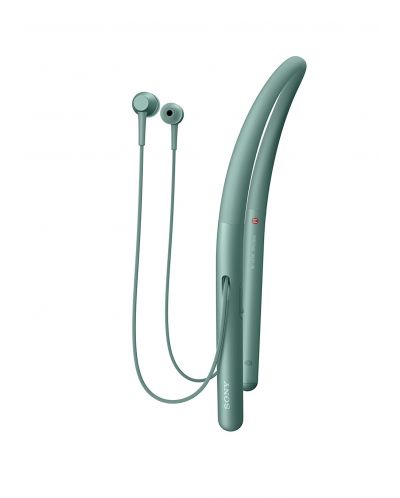 Слушалки с микрофон Sony WI-H700 - зелени - 3