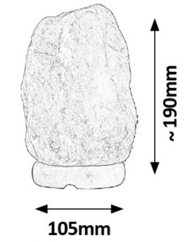 Солна лампа Rabalux - Rock 4120, 15 W, 19 x 10.5 cm - 5