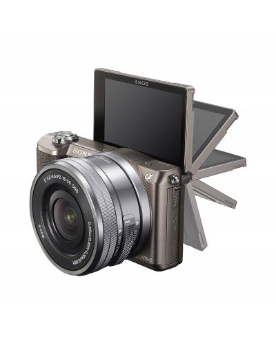 Фотоапарат Sony Exmor APS HD ILCE-5100L, Кафяв - 3