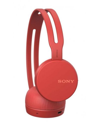 Слушалки Sony WH-CH400 - червени - 3