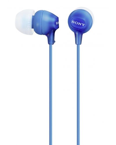 Слушалки с микрофон Sony MDR-EX15AP - сини - 3