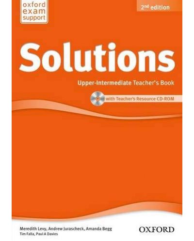 Solutions Upper-Intermediate Teacher's Book (2nd Edition) / Английски език - ниво B2: Книга за учителя - 1