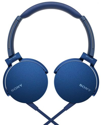 Слушалки Sony MDR-550AP - сини - 3