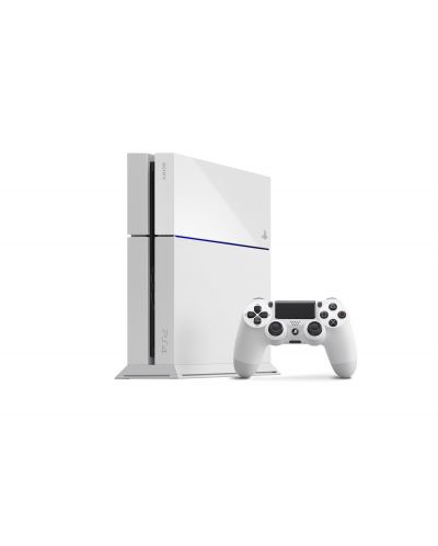 Sony PlayStation 4 - Glacier White (500GB) + подарък 2 игри за PS4 - 8