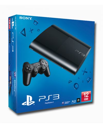 Sony PlayStation 3 Ultra Slim 12GB - Black - 1