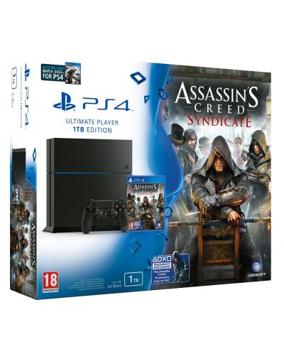 PlayStation 4 1TB + Assassin's Creed Syndicate &amp; WATCH_DOGS