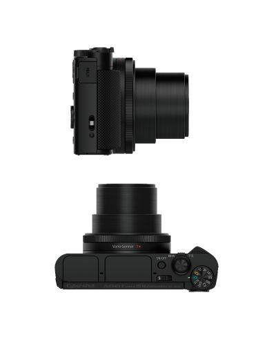 Фотоапарат Sony Cyber Shot DSC-HX90V, Черен + Sony CP-V3 Portable power supply 3000mAh, Бяла - 1