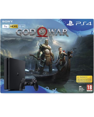 Sony PlayStation 4 Slim 1TB + God of War - 2