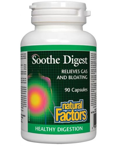 Soothe Digest, 90 капсули, Natural Factors - 1