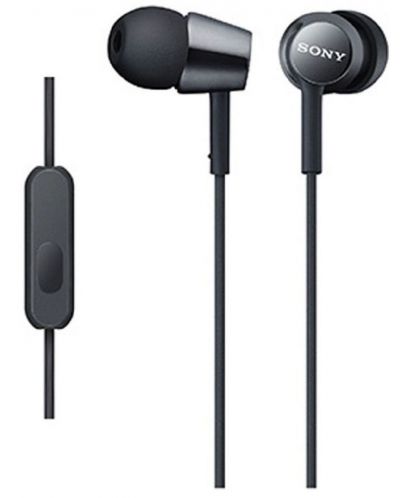 Слушалки Sony MDR-EX155AP - черни - 1