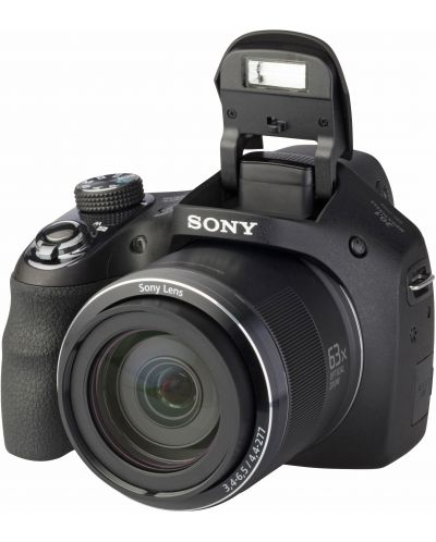 Фотоапарат Sony Cyber Shot DSC-H400, Черен + Sony CP-V3A Portable power supply 3 000mAh, Черна - 4