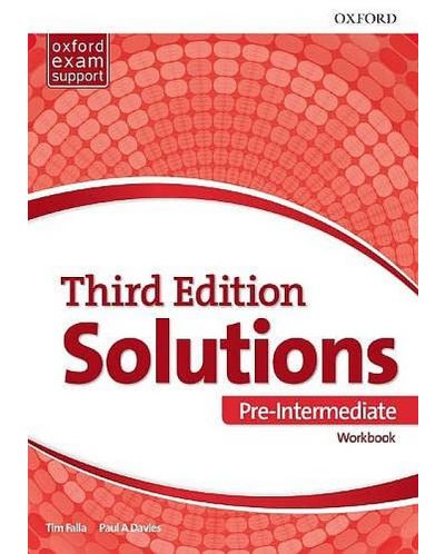 Solutions Pre-Intermediate Workbook (3rd Revised Edition) / Английски език - ниво A2: Учебна тетрадка - 1