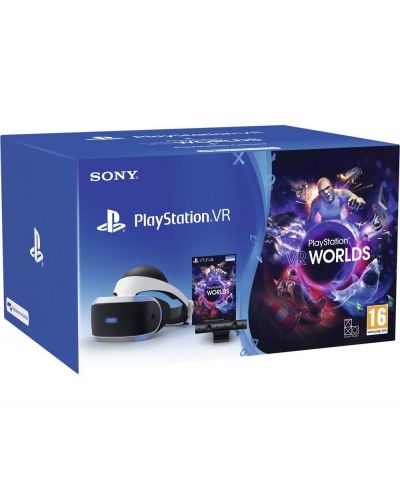 Sony PlayStation VR + PlayStation Camera и VR Worlds - Starter Pack - 1