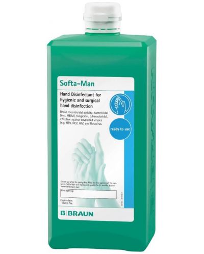 Softa-Man Дезинфектант за ръце, 1000 ml, B. Braun - 1