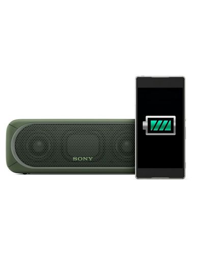 Мини колонка Sony SRS-XB30 - зелена - 5