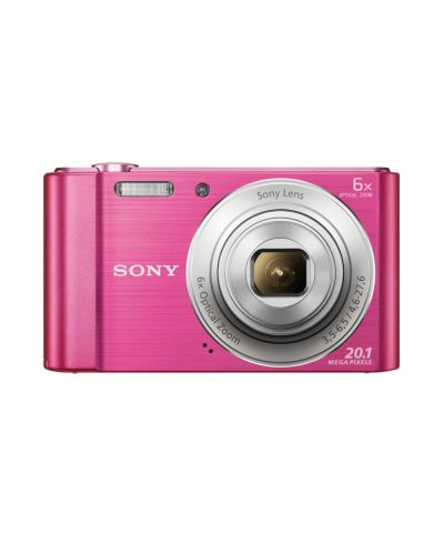 Фотоапарат Sony Cyber Shot DSC-W810 pink + Transcend 8GB micro SDHC UHS-I Premium (with adapter, Class 10) - 2
