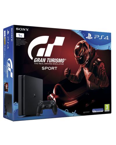 PlayStation 4 Slim 1TB + Gran Turismo Sport - 1