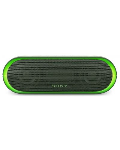 Мини колонка Sony SRS-XB20 - зелена - 1