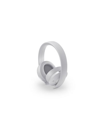 Слушалки с микрофон Sony 2.0 - 7.1 Surround, безжични, златисти/бели - 7
