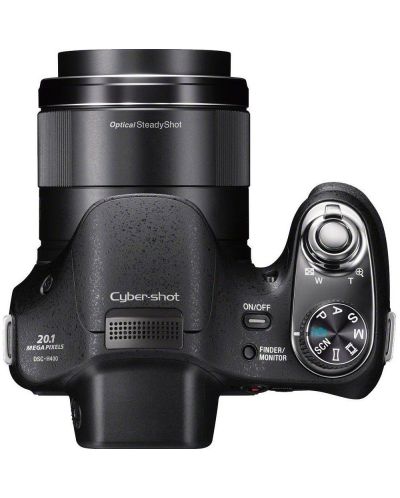 Фотоапарат Sony Cyber Shot DSC-H400, Черен + Sony CP-V3A Portable power supply 3 000mAh, Черна - 2