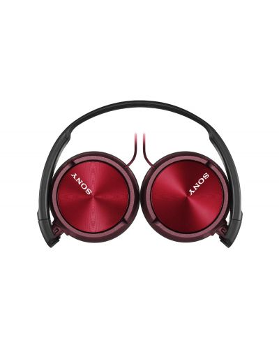 Слушалки с микрофон Sony MDR-ZX310AP - червени - 2