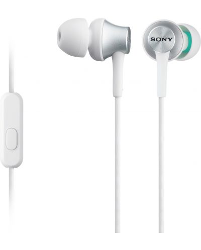 Слушалки Sony MDR-EX450AP - бели - 1