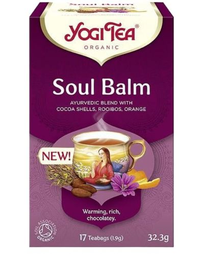 Soul Balm Билков чай, 17 пакетчета, Yogi Tea - 1