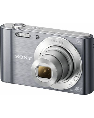Фотоапарат Sony Cyber Shot DSC-W810 silver + Transcend 8GB micro SDHC UHS-I Premium (with adapter, Class 10) - 3