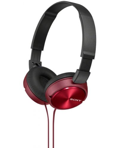 Слушалки Sony MDR-ZX310 - червени - 1