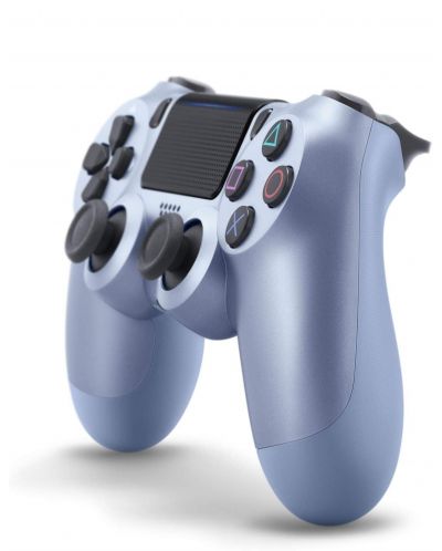 Контролер - DualShock 4 - Titanium Blue, v2, син - 2