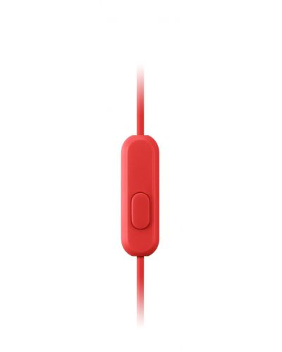 Слушалки с микрофон Sony MDR-EX110AP - червени - 2
